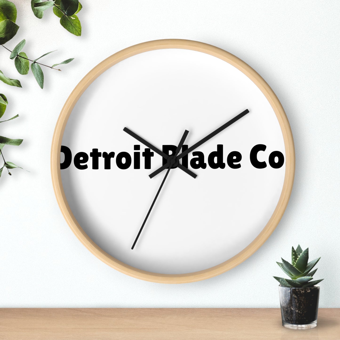 Detroit Blade Co. Wall Clock