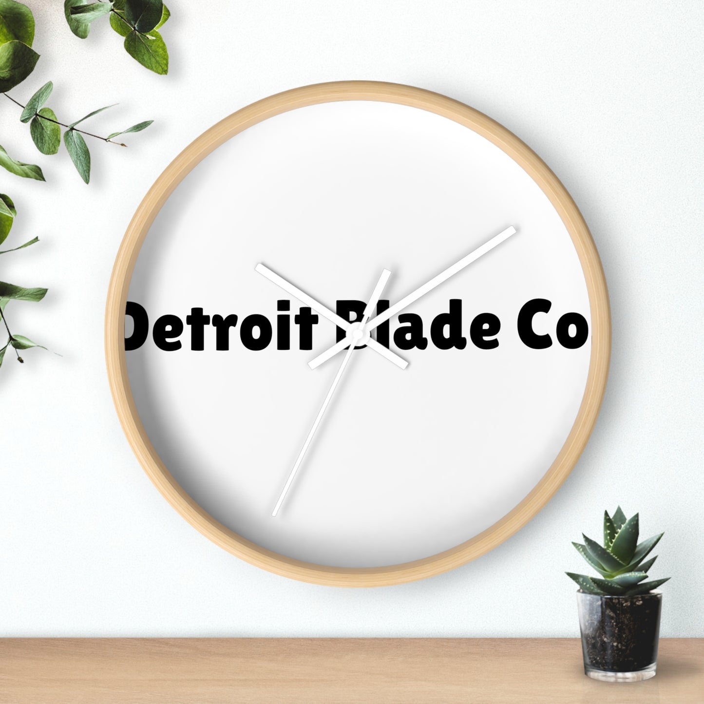 Detroit Blade Co. Wall Clock